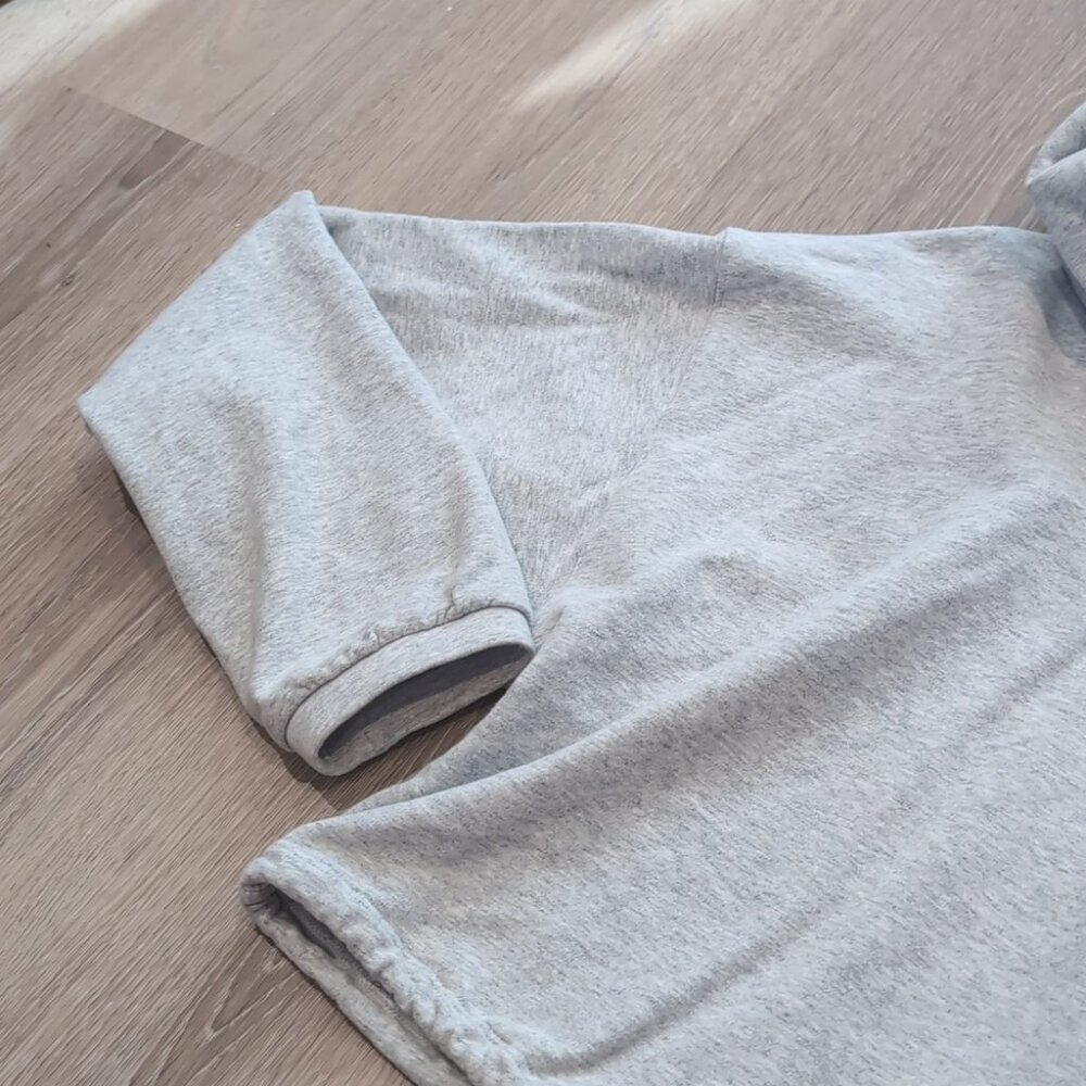 Aritzia Babaton Weekender hoodie Cropped With Cinch grey small - Picture 6 of 8